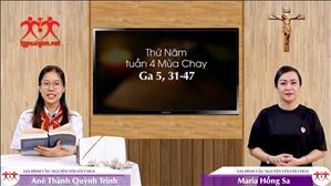 Gia đình cầu nguyện với Lời Chúa: Thứ Năm tuần 4 Mùa Chay (Ga 5, 31-47)