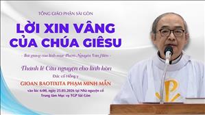 Lời xin vâng của Chúa Giêsu - Lm Phêrô Nguyễn Văn Hiền