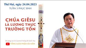 Chúa Giêsu là lương thực trường tồn - Lm Laurensô Hoàng Bá Quốc Huy | Thứ Hai tuần 3 PS