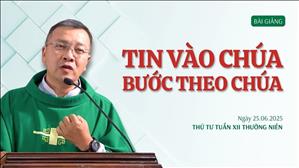 Tin vào Chúa và bước theo Chúa - Lm GB Phương Đình Toại, MI | Thứ Tư tuần XII Thường niên