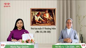 Đức Giêsu về quê - Thứ Sáu tuần 17 mùa Thường niên (Mt 13, 54-58)