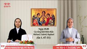 Các Thiên Thần của Thiên Chúa - Các tổng lãnh thiên thần Michael, Gabriel, Raphael (Ga 1, 47-51)