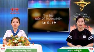 3 phút Gia đình cầu nguyện với Lời Chúa: Thứ Bảy tuần 29 Thường Niên (Lc 13, 1-9)