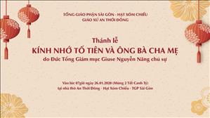 Trực tuyến: Thánh lễ kính nhớ tổ tiên và ông bà cha mẹ (năm Canh Tý)