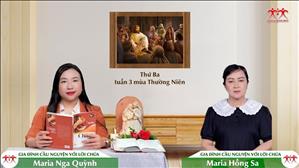 Gia đình của Đức Kitô - Thứ Ba tuần III TN | Gia đình cầu nguyện với Lời Chúa