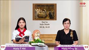 Sám Hối Mỗi Ngày - Thứ Tư tuần tuần thánh (Mt 26, 14-25)