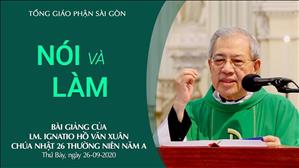 CN 26 TN A - Bài giảng: Nói và Làm