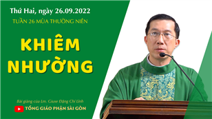 TGPSG Bài giảng: Thứ Hai tuần 26 mùa Thường niên ngày 26-9-2022 tại Nhà nguyện Trung tâm Mục vụ TGP Sài Gòn