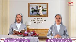 Gia đình cầu nguyện với Lời Chúa: Thánh Anrê, Tông đồ (Mt 4, 18-22)
