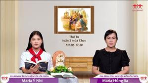 Phục Vụ - Thứ Tư tuần II mùa Chay (Mt 20, 17-28)