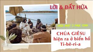 Lời & Đất Hứa - CN 3 Phục sinh: Chúa Giêsu hiện ra ở biển hồ Tibêria