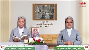 Gia đình cầu nguyện với Lời Chúa: Thứ Tư tuần 12 Thường niên (Mt 7, 15-20)