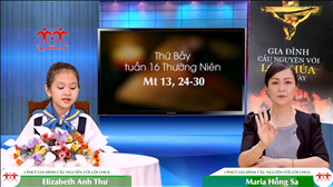 3 phút Gia đình cầu nguyện với Lời Chúa: Thứ Bảy tuần 16 Thường Niên (Mt 13, 24-30)