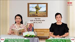 Gia đình cầu nguyện với Lời Chúa: Thứ Sáu tuần 16 Thường niên (Mt 13, 18-23)
