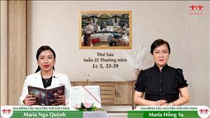 Gia đình cầu nguyện với Lời Chúa: Thứ Sáu tuần 22 mùa Thường niên (Lc 5, 33-39)