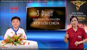 3 phút Gia đình cầu nguyện với Lời Chúa: Thứ Bảy tuần 25 Thường Niên (Lc 9, 43b-45)