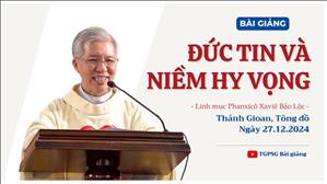 Đức tin và niềm hy vọng - Lm Phanxicô Xaviê Bảo Lộc | Thánh Gioan, Tông đồ, tác giả sách Tin mừng
