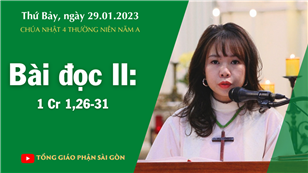 CN 4 TN năm A - Bài đọc II: 1 Cr 1,26-31