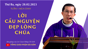 Lời cầu nguyện đẹp lòng Chúa - Lm Giuse Đặng Chí Lĩnh | Thứ Ba tuần 1 MC