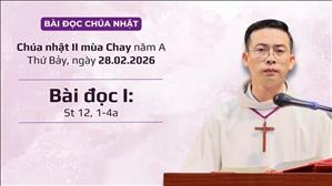 Bài đọc I: St 12, 1-4a | CN II MC năm A