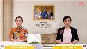 Gia đình cầu nguyện với Lời Chúa ngày 4-6-2022: Thứ Bảy tuần 7 Phục sinh (Ga 21, 20-25)