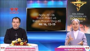 Ngày 29 tháng 6: Thánh Phêrô và thánh Phaolô Tông đồ (Mt 16,13-19)