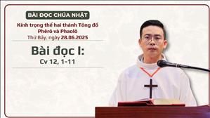 Bài đọc I: Cv 12, 1-11 - KTT Thánh Phêrô và thánh Phaolô, Tông đồ