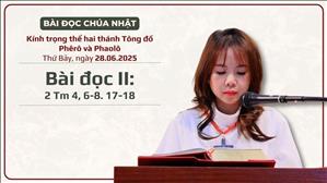 Bài đọc II: 2 Tm 4, 6-8. 17-18 - KTT Thánh Phêrô và thánh Phaolô, Tông đồ