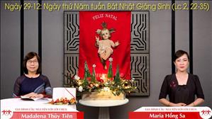 Ơn Cứu Độ Cho Muôn Dân - 29 tháng 12: Ngày thứ 5 trong tuần Bát nhật Giáng sinh (Lc 2, 22-35)