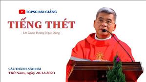 Tiếng thét - Lm Giuse Hoàng Ngọc Dũng | Các thánh Anh hài