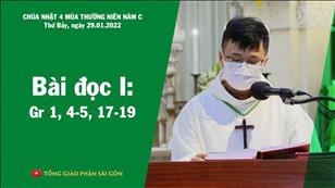 CN 4 TN năm C - Bài đọc I: Gr 1, 4-5, 17-19