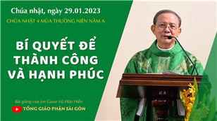 Bí quyết để thành công và hạnh phúc - Lm Giuse Vũ Hữu Hiền | CN 4 TN năm A