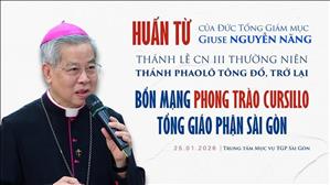 Huấn từ của Đức TGM Giuse Nguyễn Năng | 25-1-2026