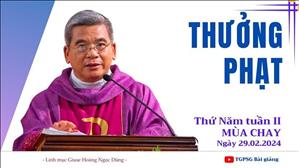 Thưởng phạt - Lm Giuse Hoàng Ngọc Dũng | Thứ Năm tuần II MC