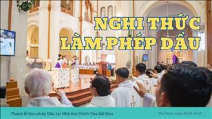 ĐTGM Giuse Nguyễn Năng làm phép Dầu | Lễ Truyền Dầu 28-3-2024