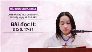 Bài đọc II: 2 Cr 5, 17-21 - CN IV MC năm C