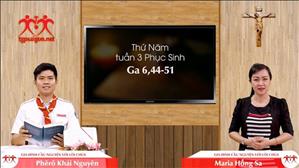 Gia đình cầu nguyện với Lời Chúa: Thứ Năm tuần 3 Phục Sinh (Ga 6, 44-51)