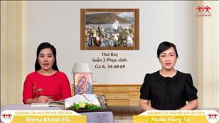 Gia đình cầu nguyện với Lời Chúa:Gia đình cầu nguyện với Lời Chúa: Thứ Bảy tuần 3 Phục sinh (Ga 6, 54.60-69)
