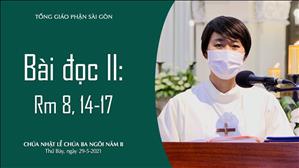 Lễ Chúa Ba Ngôi năm B - Bài đọc II: Rm 8, 14-17