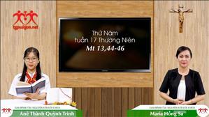 Gia đình cầu nguyện với Lời Chúa: Thứ Năm tuần 17 Thường Niên (Mt 13, 47-53)