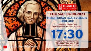 Thánh lễ trực tuyến | 17:30 | Thứ Sáu Tuần 17 Mùa Thường Niên | Ngày 4-8-2023 | TTMV TGPSG        
