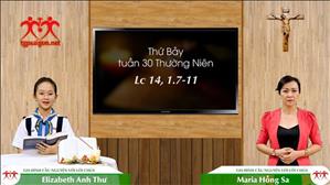 Gia đình cầu nguyện với Lời Chúa ngày 31-10-2020: thứ Bảy tuần 30 mùa Thường niên (Lc 14, 1.7-11)