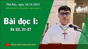 Bài đọc I: Xh 22, 21-27 - CN 30 TN năm A
