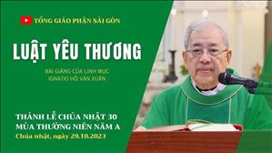 Luật Yêu thương - Lm Ignatio Hồ Văn Xuân | CN 30 TN năm A