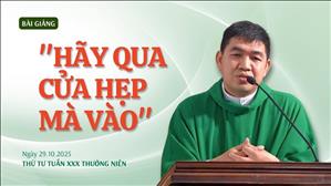 "Hãy qua cửa hẹp mà vào" - Lm Phêrô Phạm Kim Quyền, MI | Thứ Tư tuần XXX Thường niên