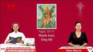 Gia đình cầu nguyện với Lời Chúa ngày 30-11-2020: Hãy đi theo tôi - Kính thánh Anrê, Tông đồ (Mt 4,18-22)