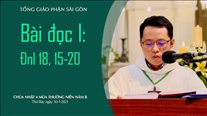CN 4 TN B - Bài đọc I: Đnl 18, 15-20