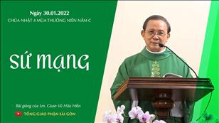 TGPSG Bài giảng: CN 4 TN năm C ngày 30-1-2022 tại Nhà nguyện Trung tâm Mục vụ TGP Sài Gòn