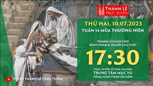 Thánh lễ trực tuyến | 17:30 | Thứ Hai Tuần 14 Mùa Thường niên | Ngày 10-7-2023 | TTMV TGPSG