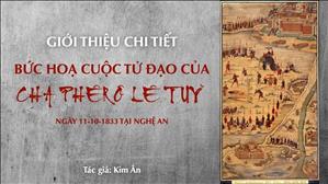 Bức họa cuộc tử đạo của cha Phêrô Lê Tuỳ, ngày 11-10-1833 tại Nghệ An